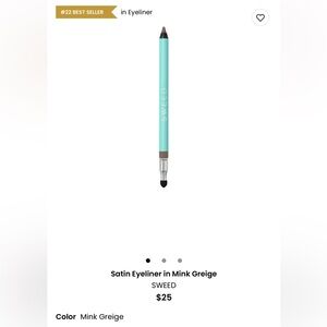 NWT BRAND NEW SWEED Satin Eyeliner in Mink Greige